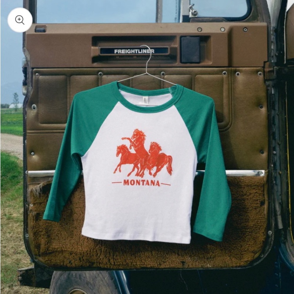 Montana Baseball Tee Shirt L